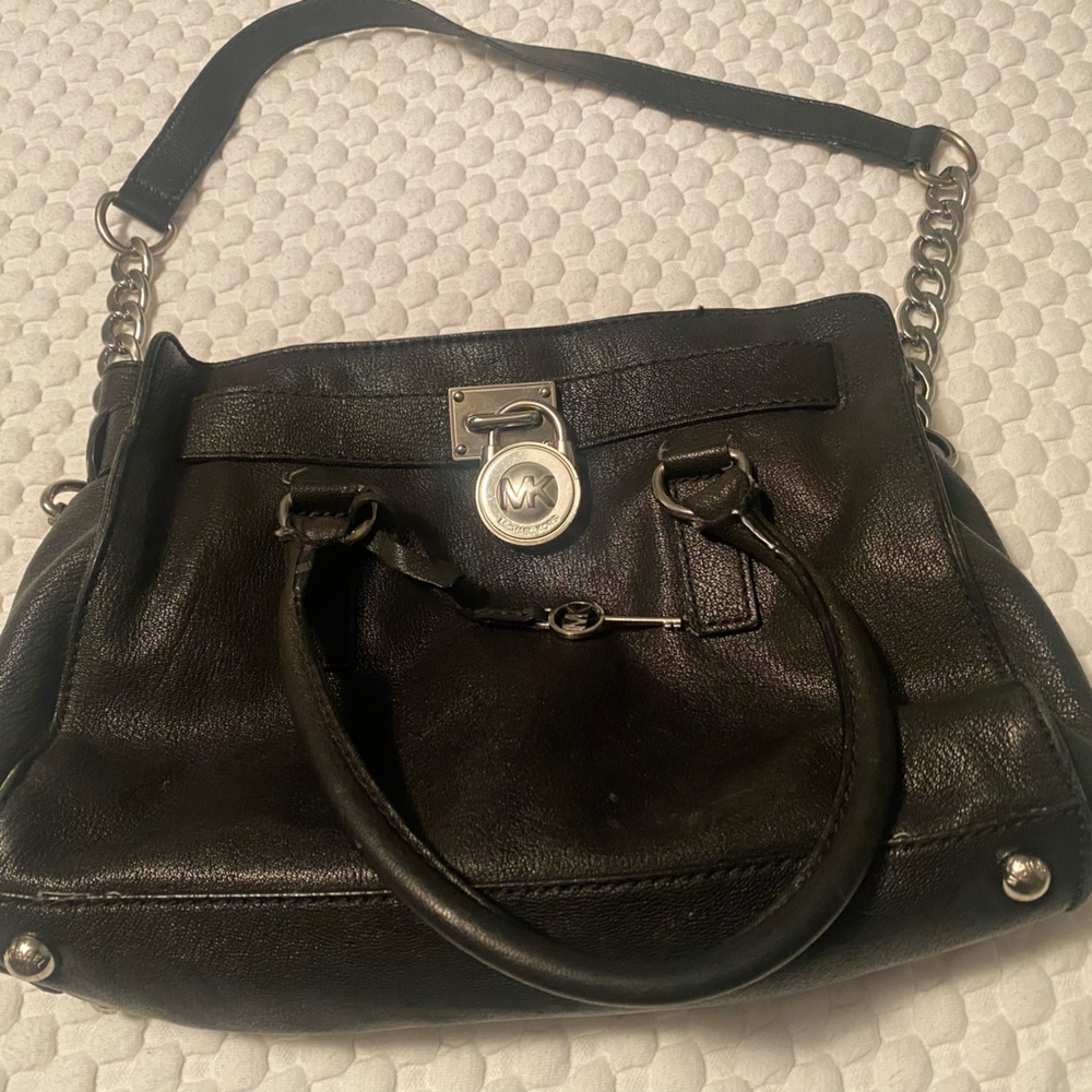 Michael Kors Black Soft Leather Purse